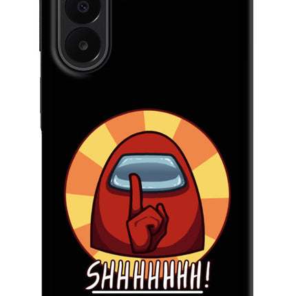 Among Us Shhh! Samsung A27 5G Hard Case Back Cover by Casekaro