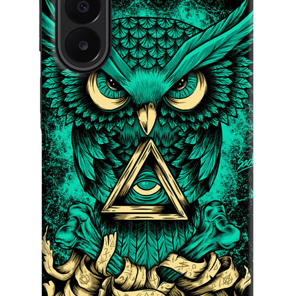 Green Owl Samsung A27 5G Hard Case Back Cover by Casekaro