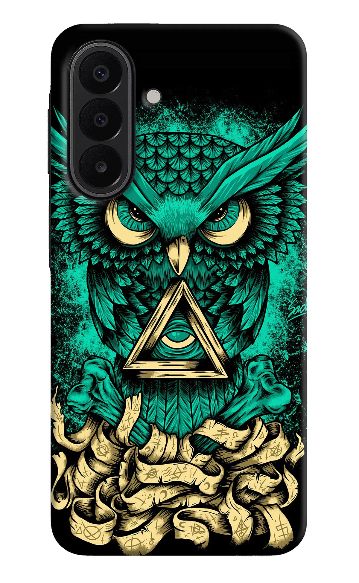 Green Owl Samsung A27 5G Back Cover