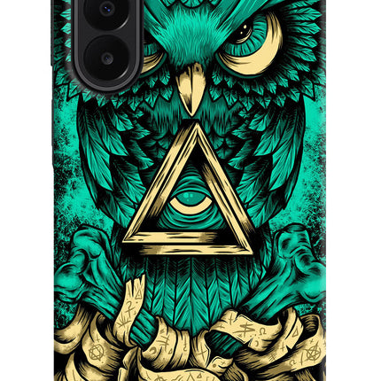 Green Owl Samsung A27 5G Hard Case Back Cover by Casekaro