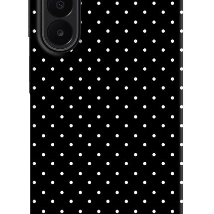 White Dots Samsung A27 5G Hard Case Back Cover by Casekaro