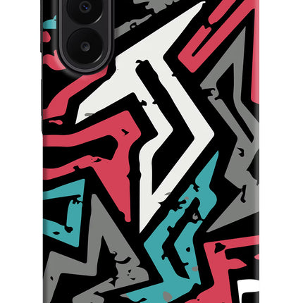 Geometric Graffiti Samsung A27 5G Hard Case Back Cover by Casekaro