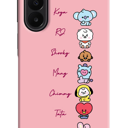 BTS names Samsung A27 5G Hard Case Back Cover by Casekaro