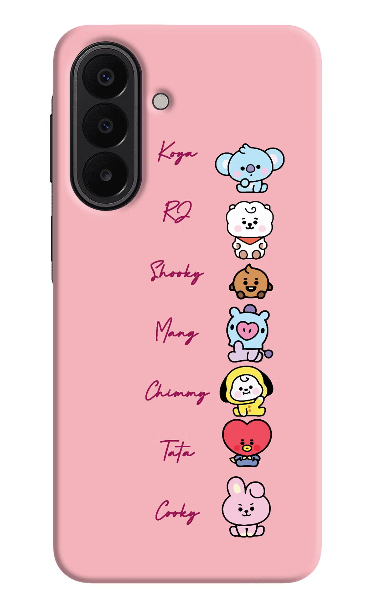 BTS names Samsung A27 5G Back Cover