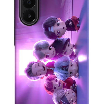 BTS Chibi Samsung A27 5G Hard Case Back Cover by Casekaro
