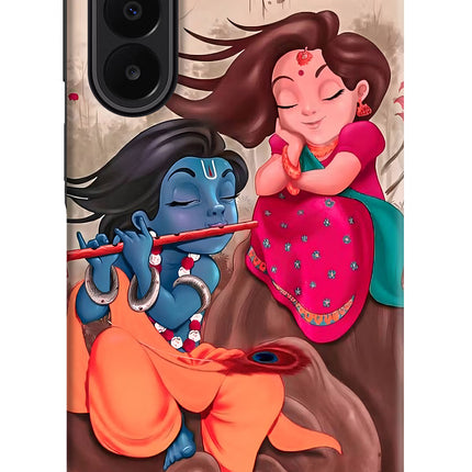 Radhe Krishna Samsung A27 5G Hard Case Back Cover by Casekaro