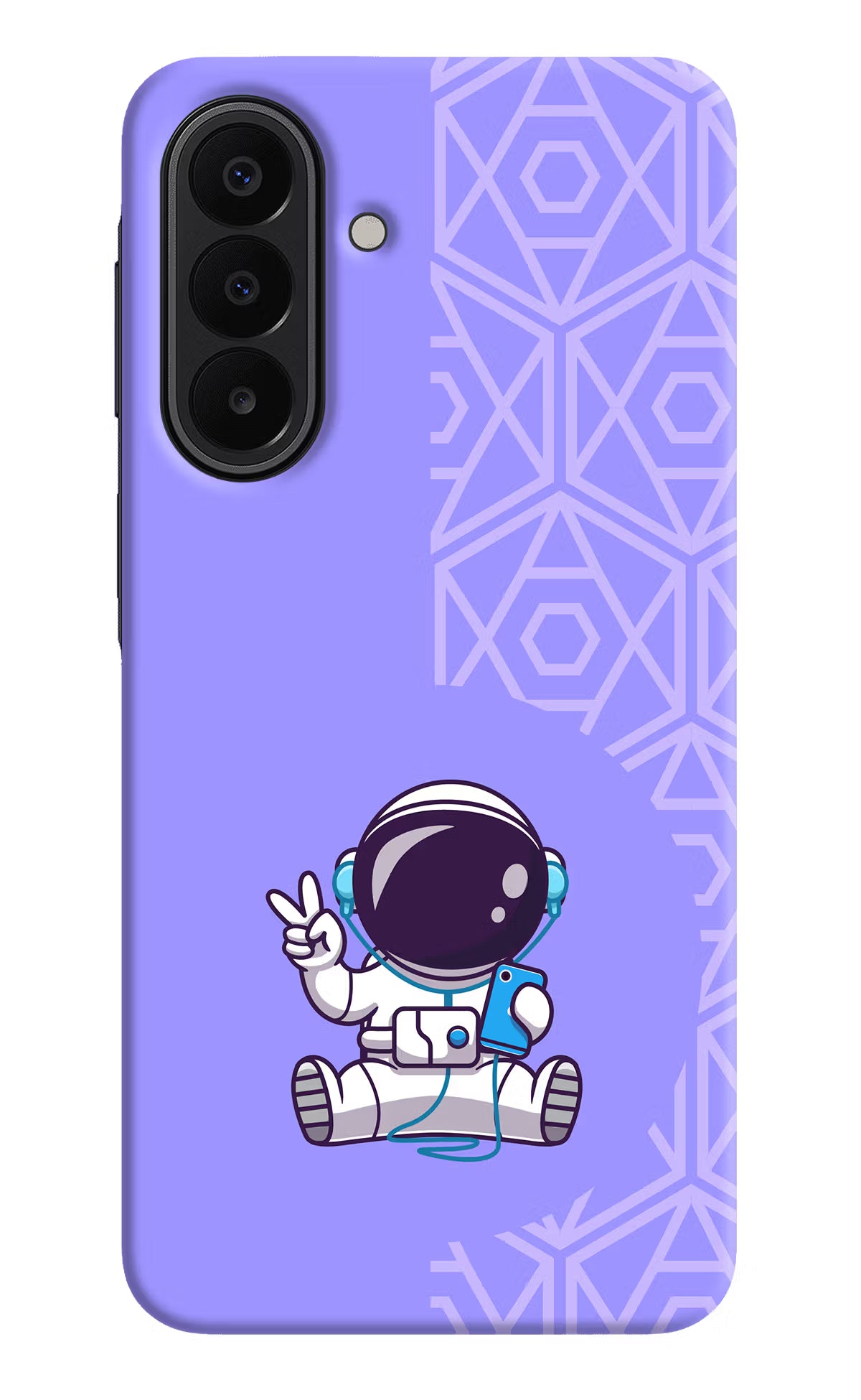 Cute Astronaut Chilling Samsung A27 5G Back Cover