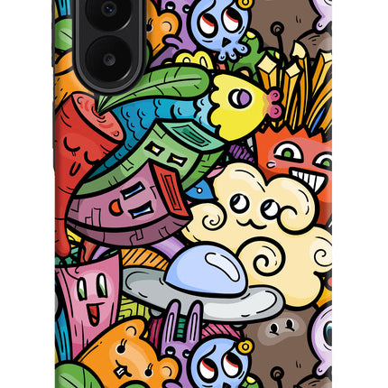 Veggie Doodle Samsung A27 5G Hard Case Back Cover by Casekaro