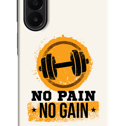 No Pain No Gain Samsung A27 5G Hard Case Back Cover by Casekaro
