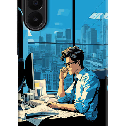 Focused Hustler (AI Generated) Samsung A27 5G Hard Case Back Cover by Casekaro