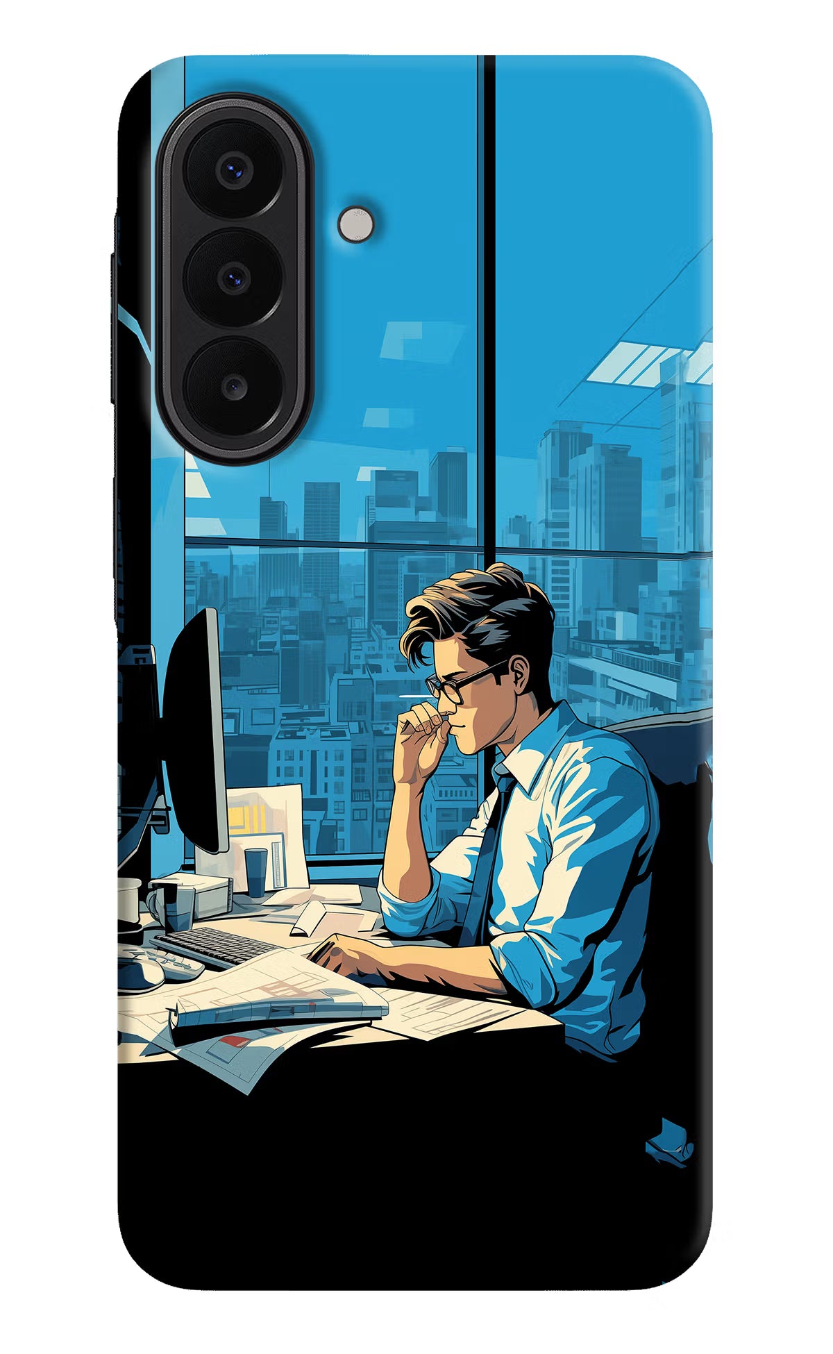 Focused Hustler (AI Generated) Samsung A27 5G Back Cover