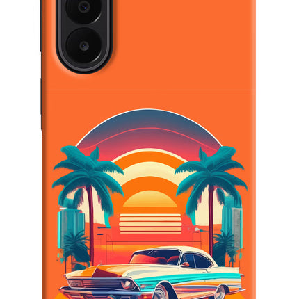 Palm Drive 80s Samsung A27 5G Hard Case Back Cover by Casekaro