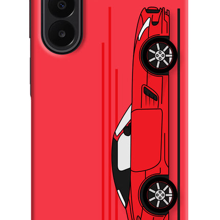 Red Velocity Samsung A27 5G Hard Case Back Cover by Casekaro