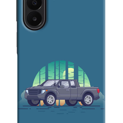 Retro Garage Vibe Samsung A27 5G Hard Case Back Cover by Casekaro