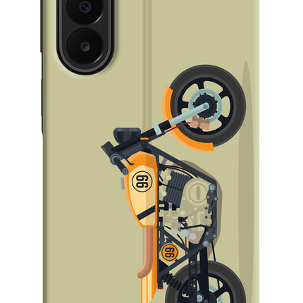 Vertical Speedster Samsung A27 5G Hard Case Back Cover by Casekaro