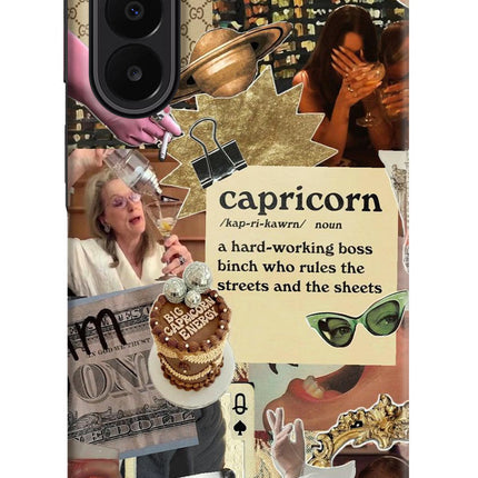 Capricorn Zodiac Samsung A27 5G Hard Case Back Cover by Casekaro