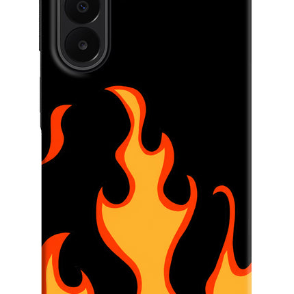 Fired Up – Black Samsung A27 5G Hard Case Back Cover by Casekaro