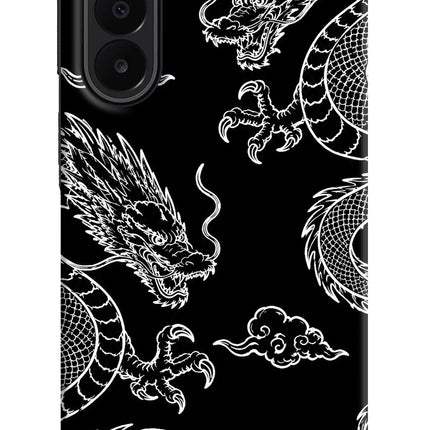 Twin Dragons Samsung A27 5G Hard Case Back Cover by Casekaro