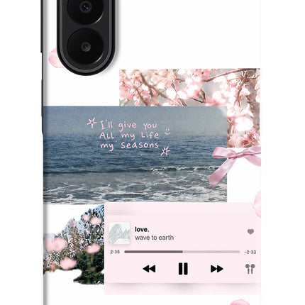 Wave to earth Samsung A27 5G Hard Case Back Cover by Casekaro