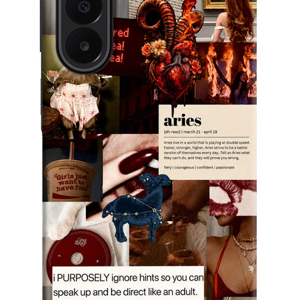Zodiac Aries Samsung A27 5G Hard Case Back Cover by Casekaro