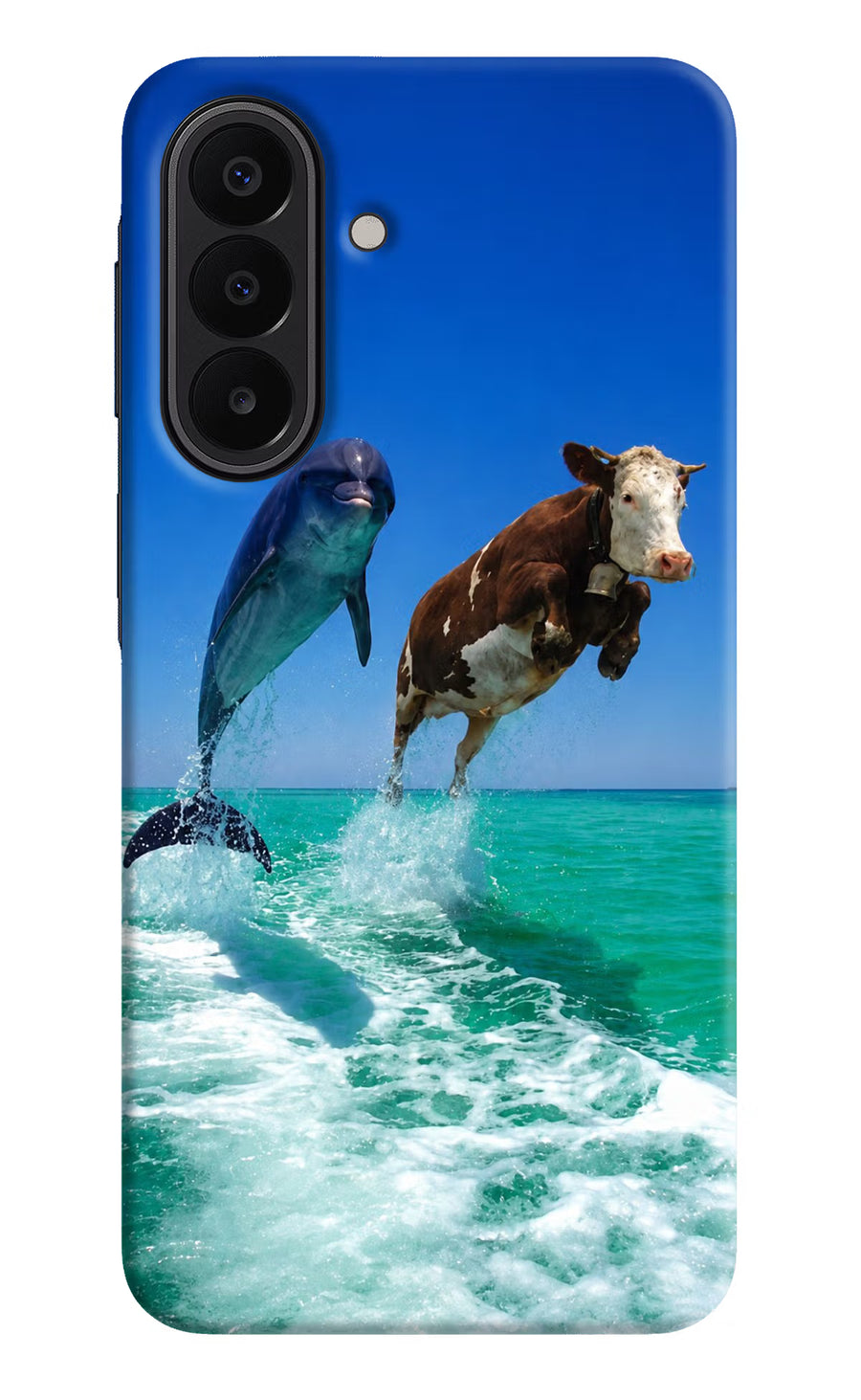 Dolphin vs Cow Samsung A27 5G Back Cover, Hard case