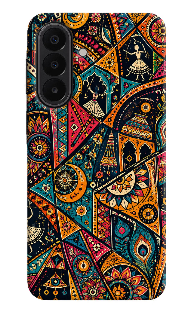 Folk Print Samsung A27 5G Hard Case Back Cover by Casekaro