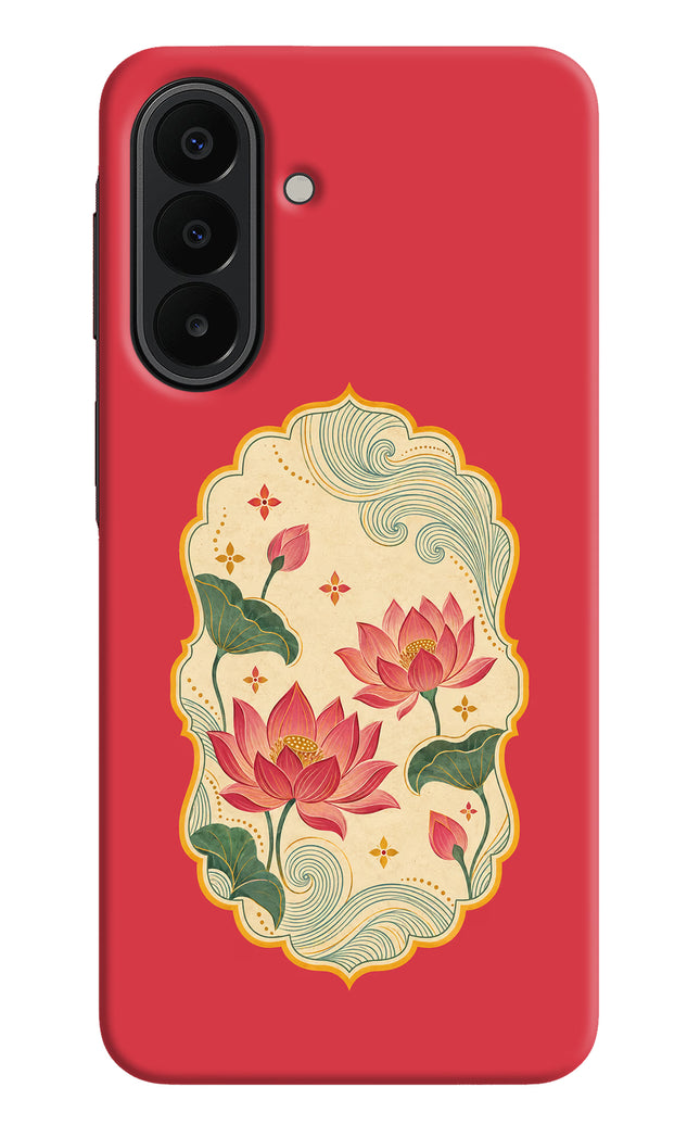 Pink Lotus Samsung A27 5G Hard Case Back Cover by Casekaro