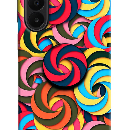 Spiral Pattern Samsung A27 5G Pop Case by Casekaro