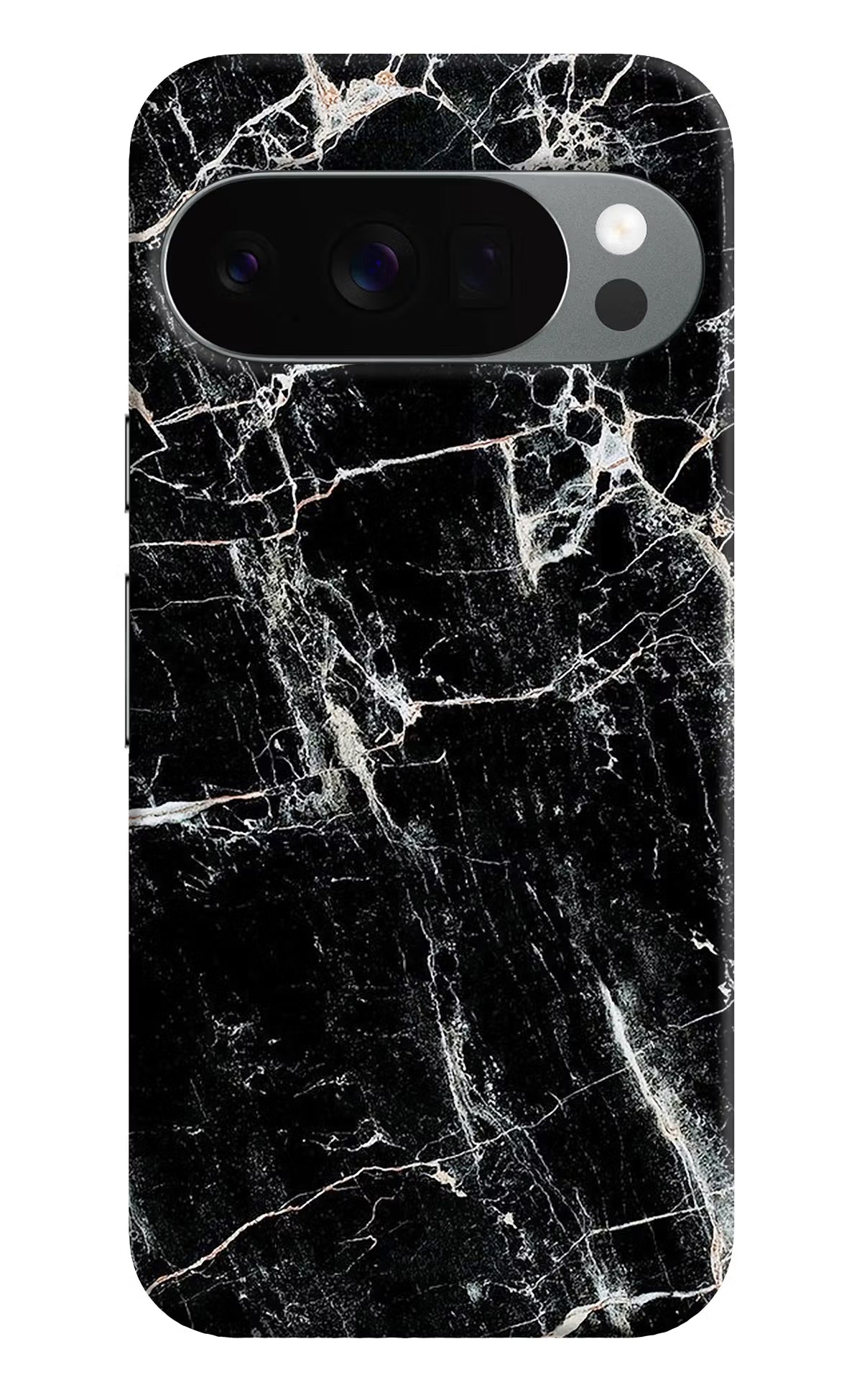 Black Marble Texture Google Pixel 10 Pro Back Cover