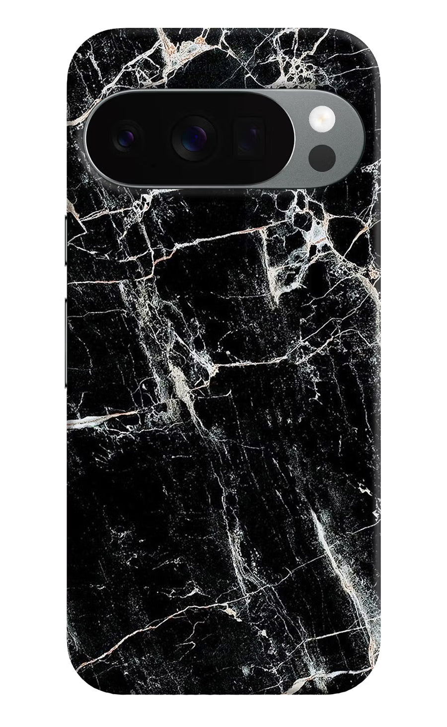 Black Marble Texture Google Pixel 10 Pro Back Cover, Hard case