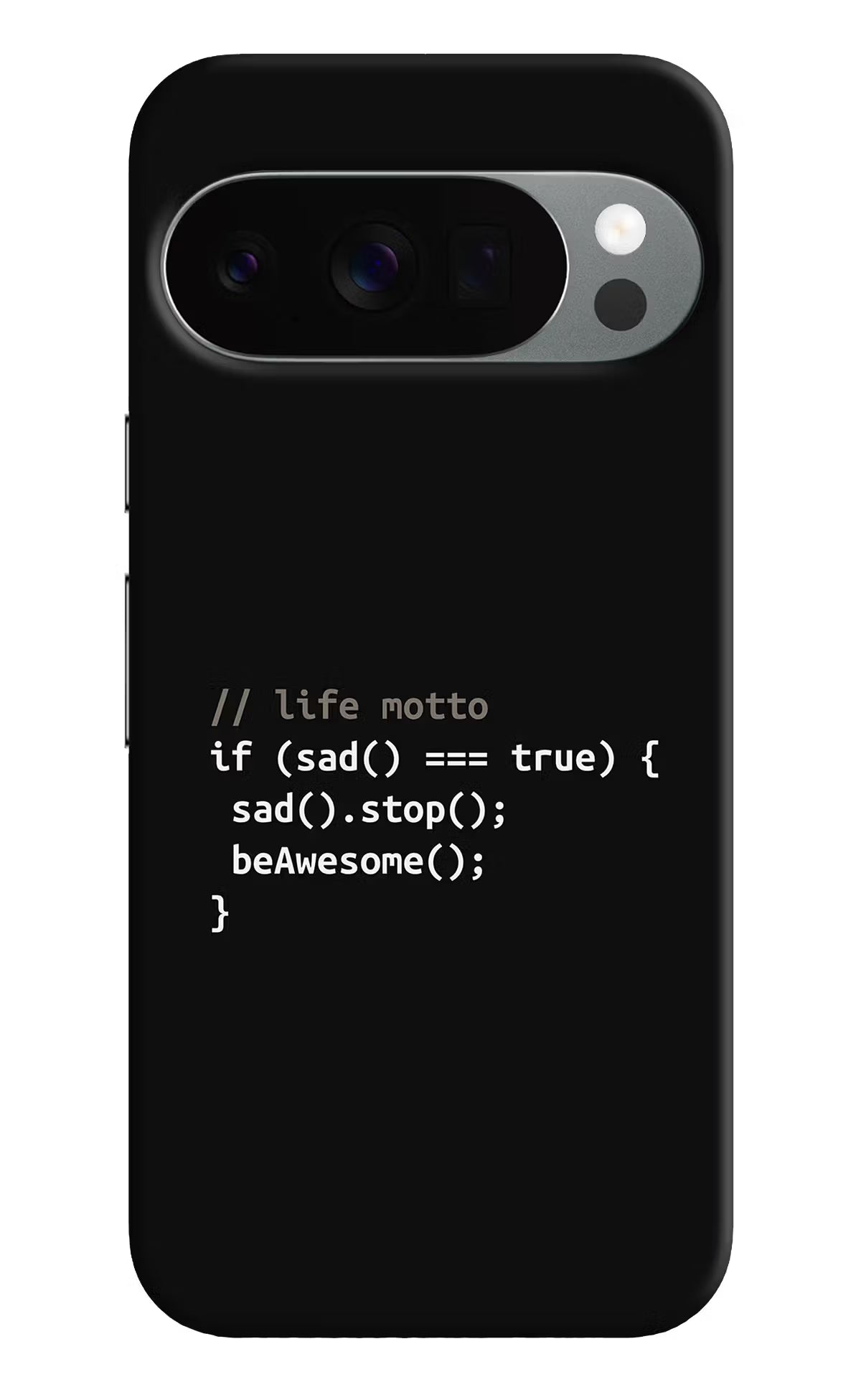 Life Motto Code Google Pixel 10 Pro Back Cover