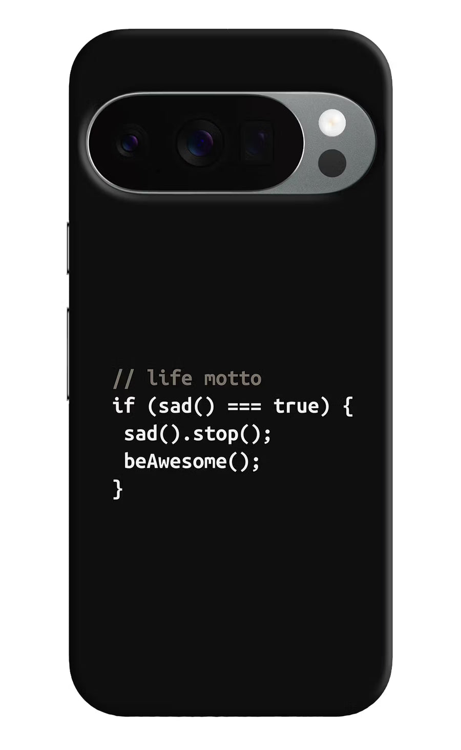Life Motto Code Google Pixel 10 Pro Back Cover, Hard case