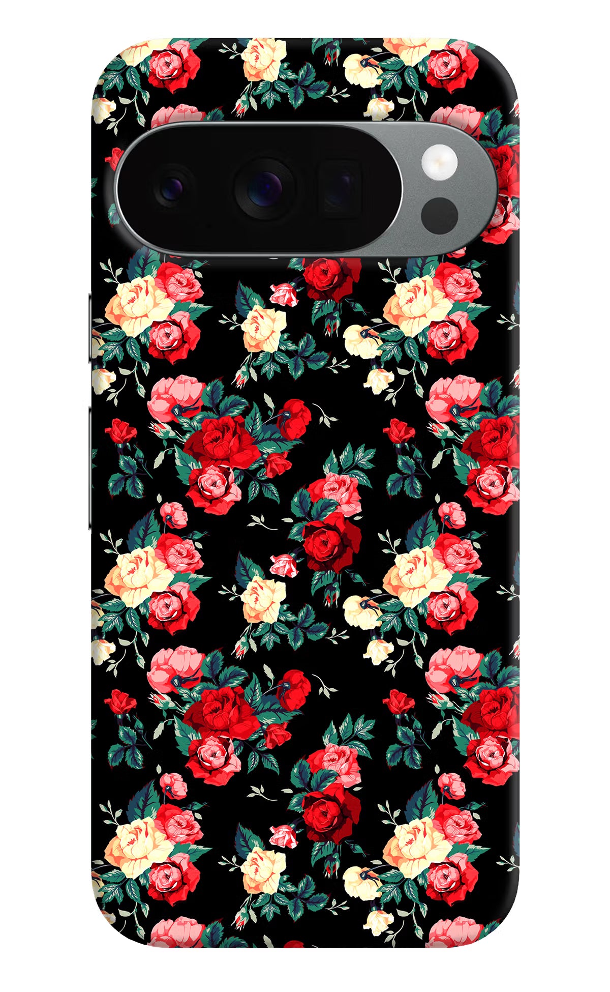 Rose Pattern Google Pixel 10 Pro Back Cover