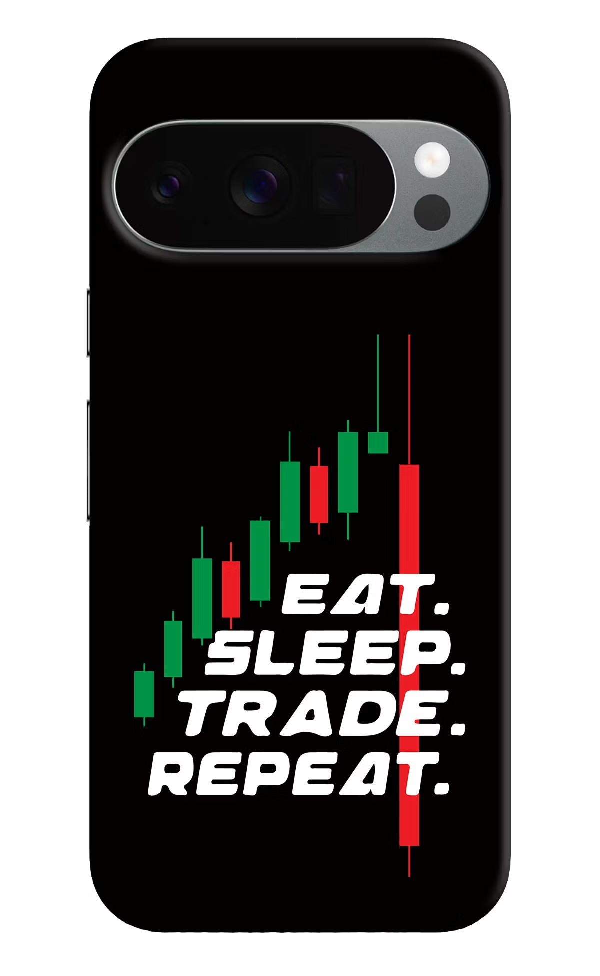 Eat Sleep Trade Repeat Google Pixel 10 Pro Back Cover