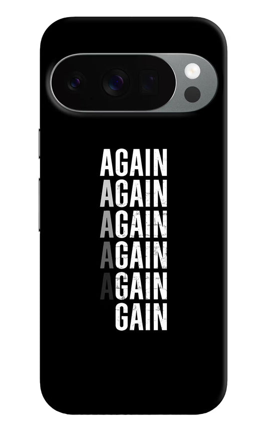 Again Again Gain Google Pixel 10 Pro Hard Case Back Cover by Casekaro