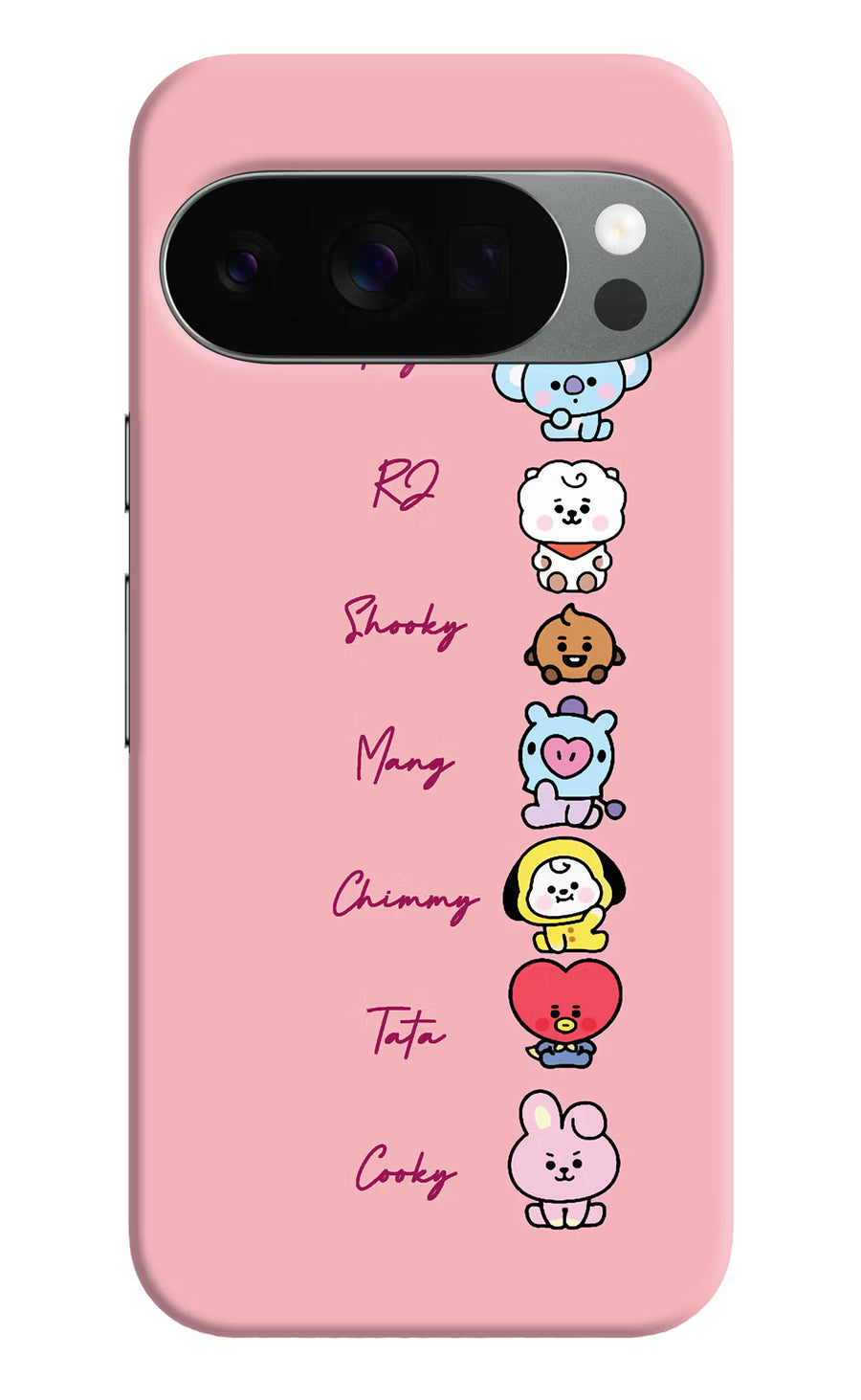 BTS names Google Pixel 10 Pro Back Cover, Hard case