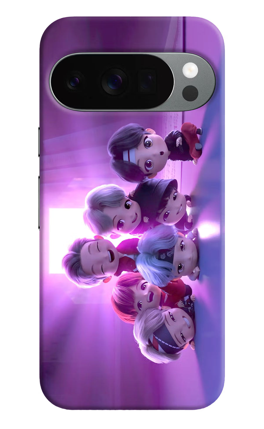 BTS Chibi Google Pixel 10 Pro Back Cover, Hard case