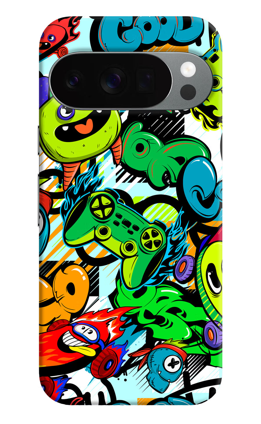 Game Doodle Google Pixel 10 Pro Back Cover, Hard case