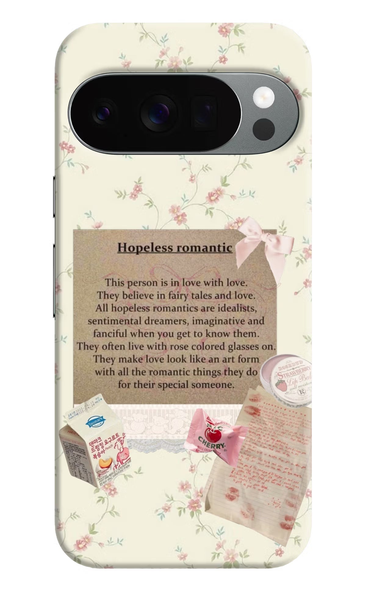 Hopeless Romantic Google Pixel 10 Pro Back Cover