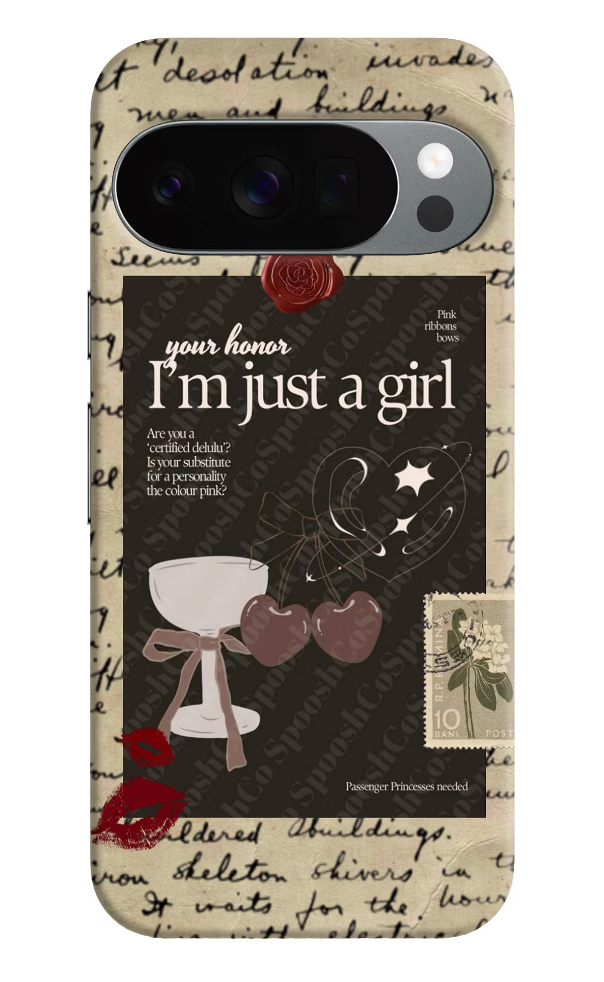 I am just a girl Google Pixel 10 Pro Back Cover