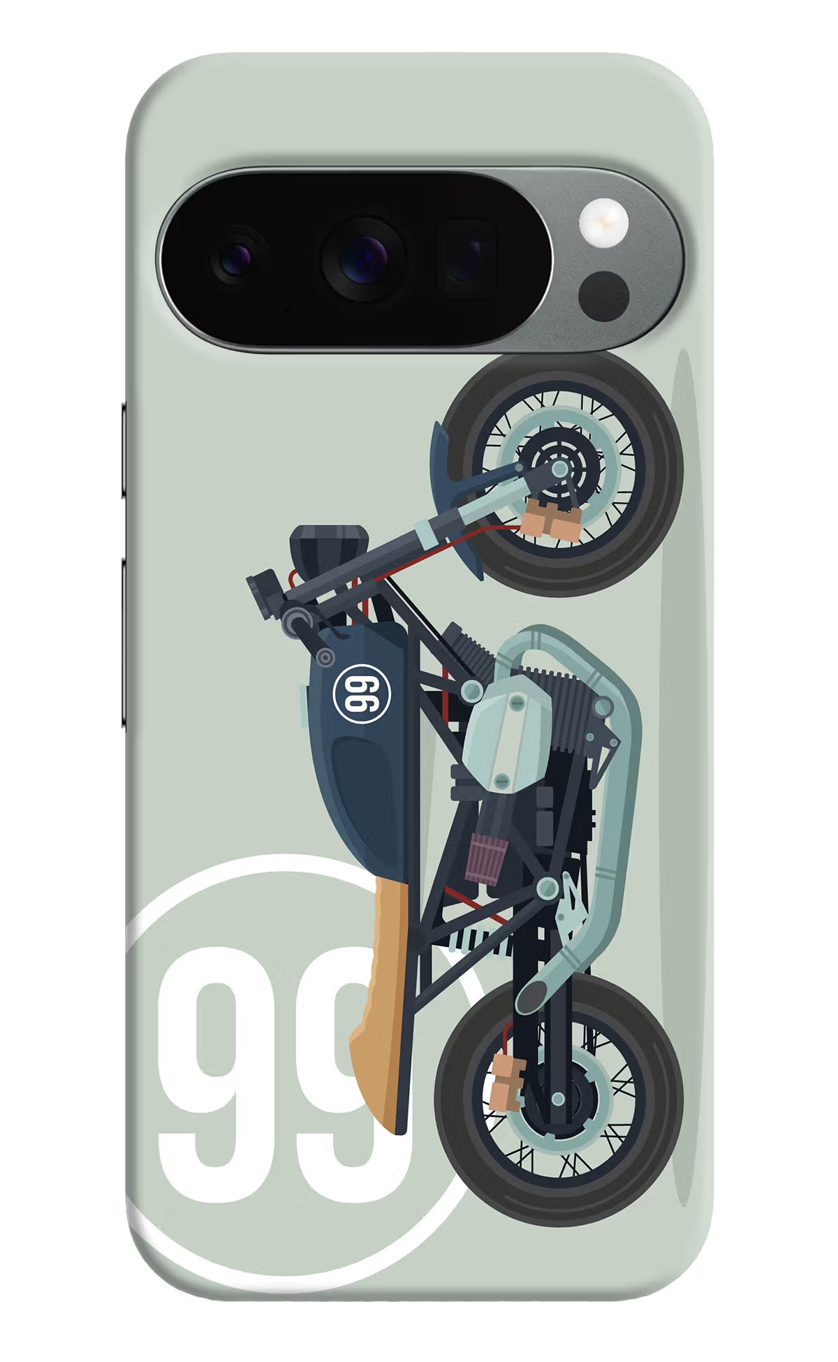 Classic Cafe Racer 99 Google Pixel 10 Pro Back Cover