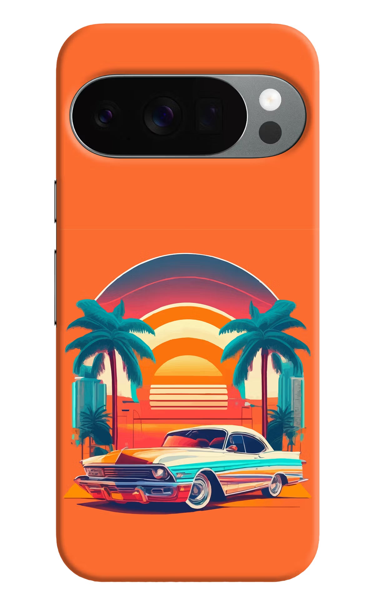 Palm Drive 80s Google Pixel 10 Pro Back Cover