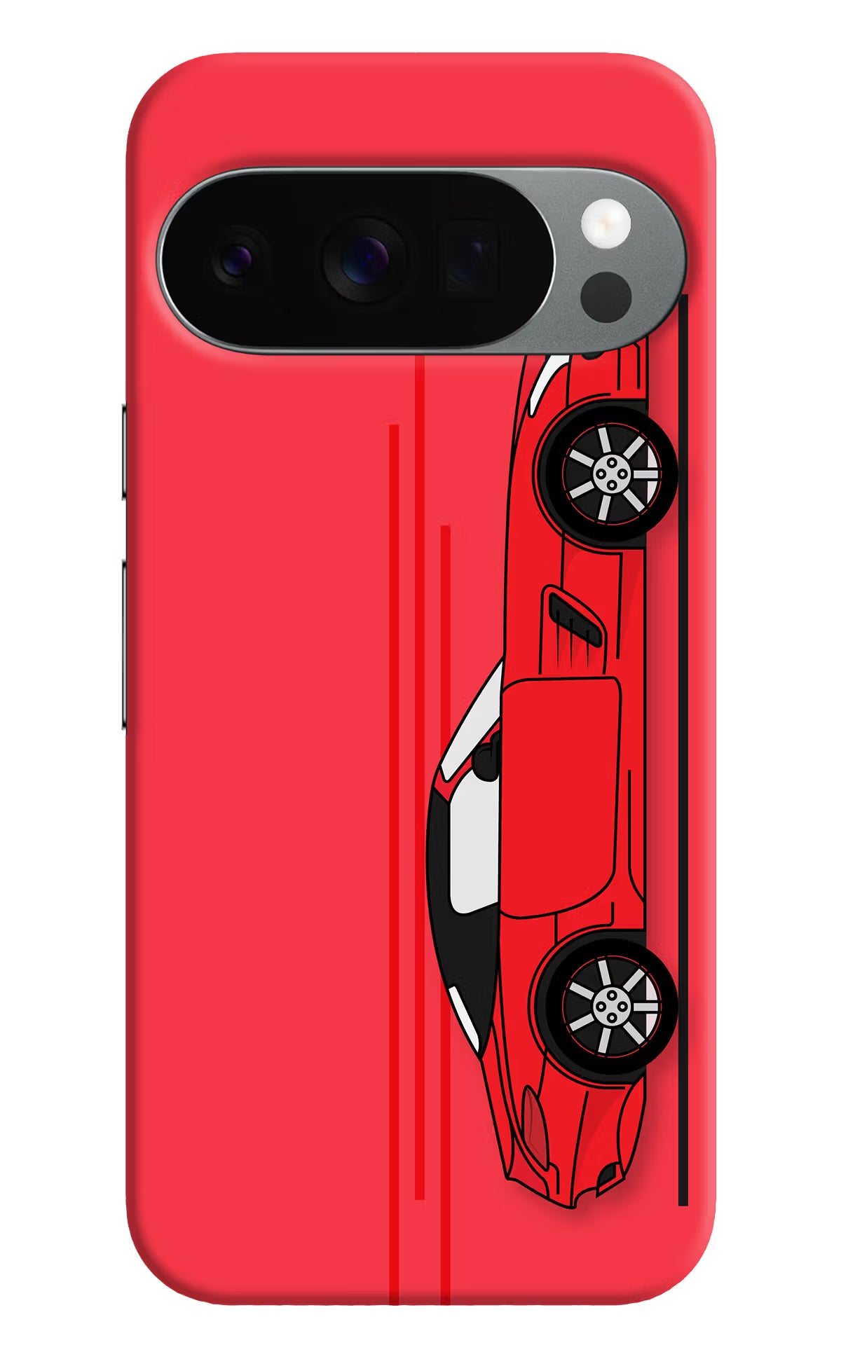 Red Velocity Google Pixel 10 Pro Back Cover