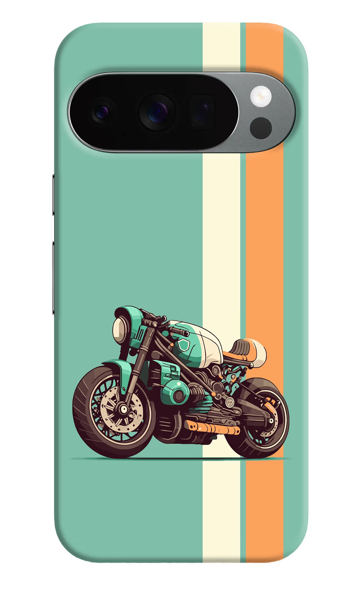 Striped Moto Drift Google Pixel 10 Pro Back Cover