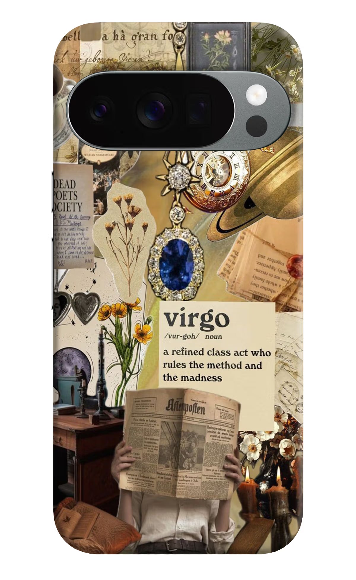 Virgo Zodiac Google Pixel 10 Pro Back Cover
