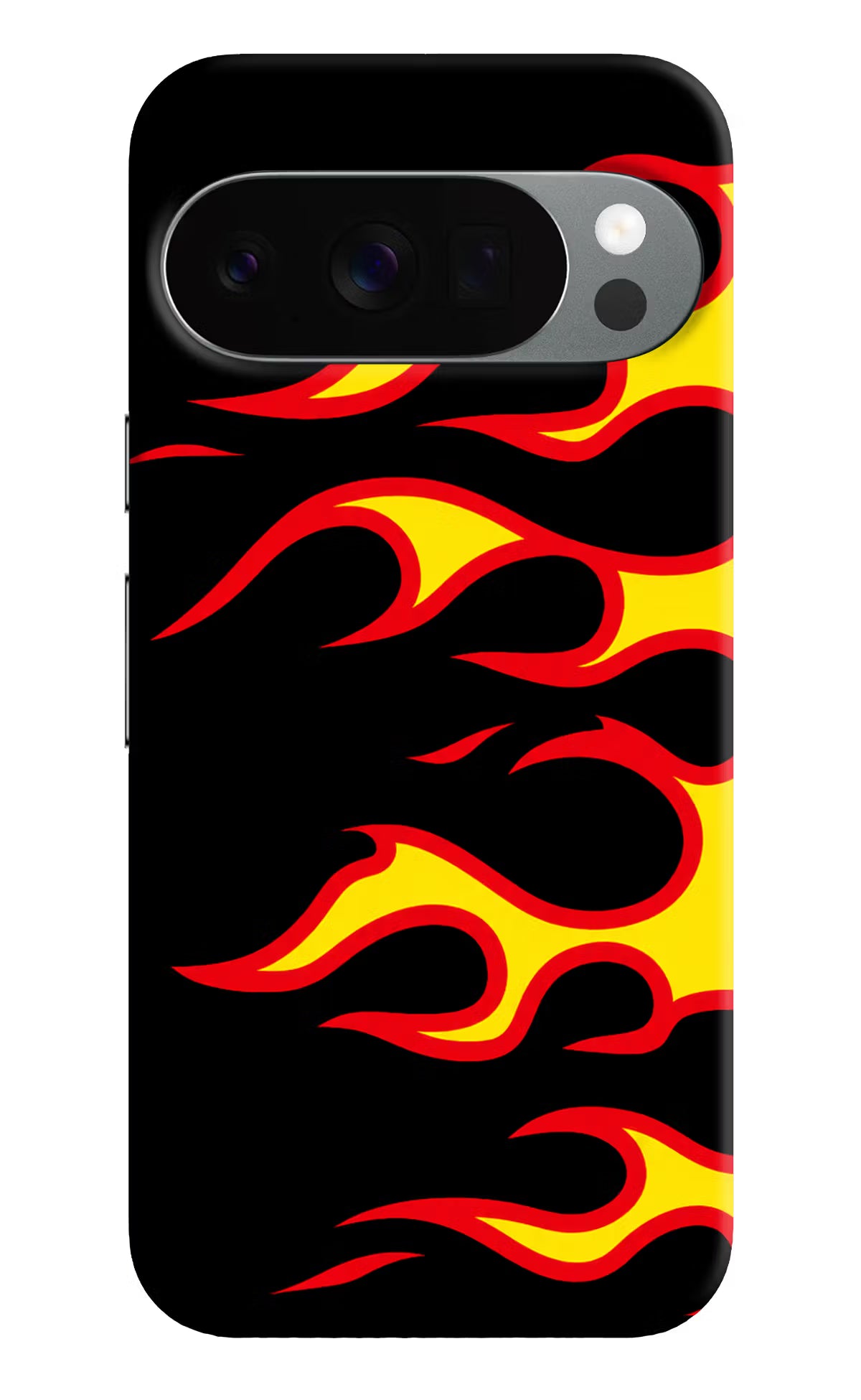 Side Sweep Flames Google Pixel 10 Pro Back Cover