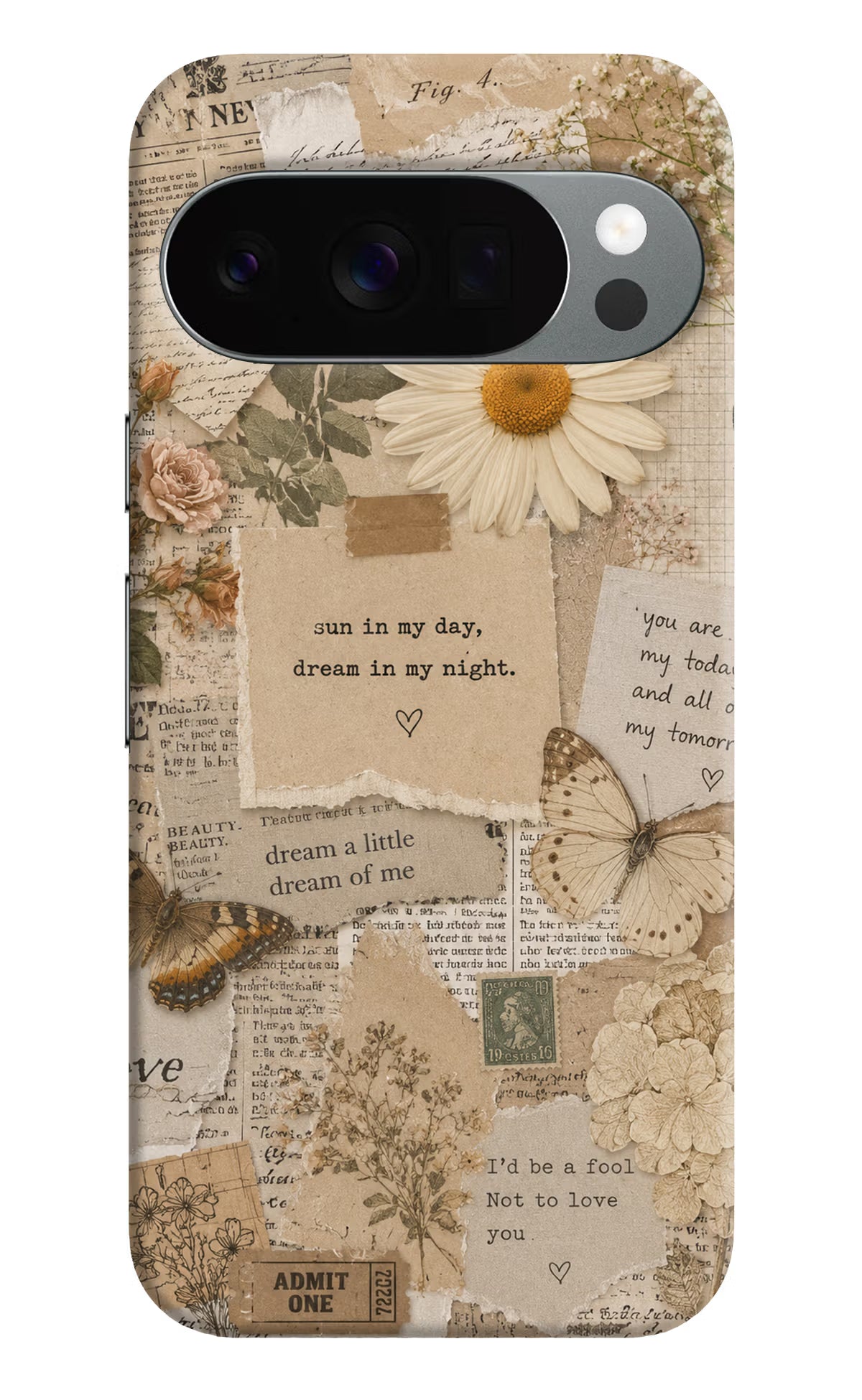 Vintage case Google Pixel 10 Pro Back Cover