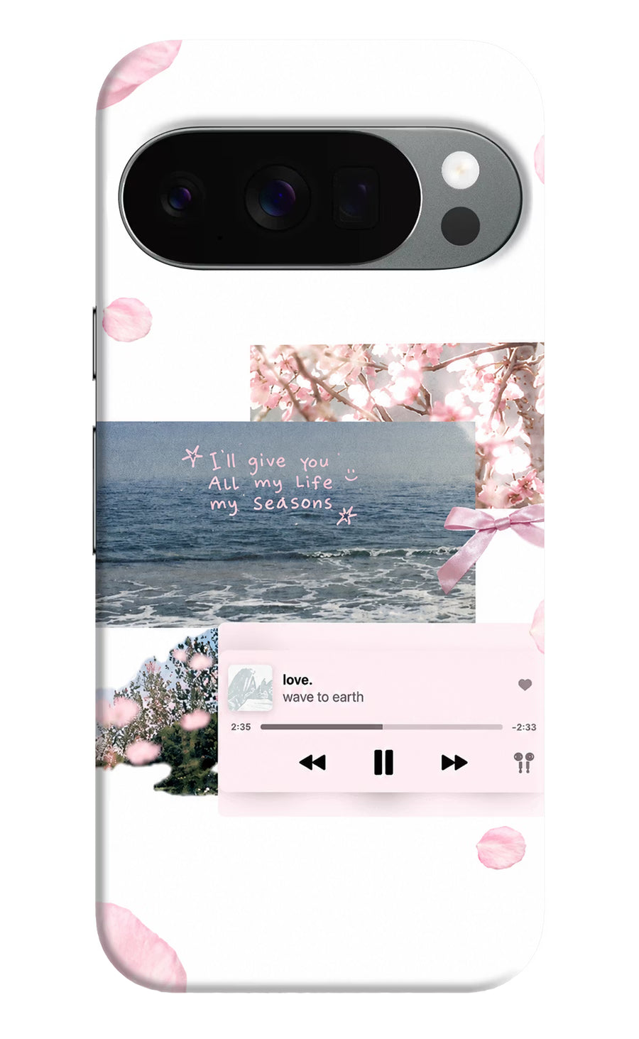 Wave to earth Google Pixel 10 Pro Back Cover, Hard case