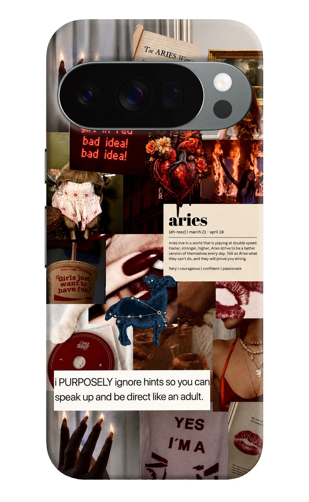 Zodiac Aries Google Pixel 10 Pro Back Cover