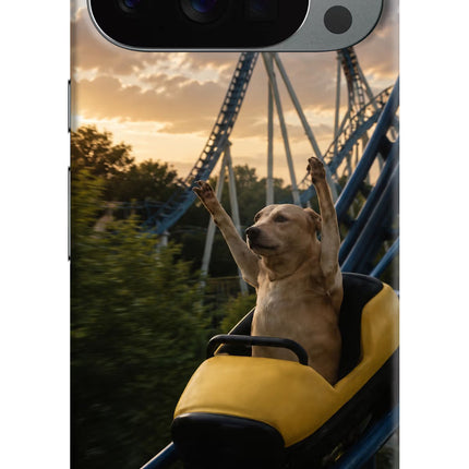 Rollercoaster Dog Google Pixel 10 Pro Hard Case Back Cover by Casekaro